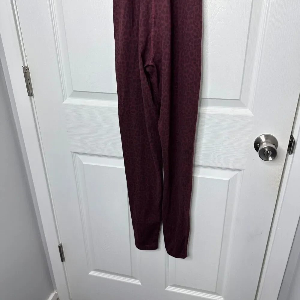 EveryDay Yoga Leopard Print Red Jumpsuit - Picture 5 of 10